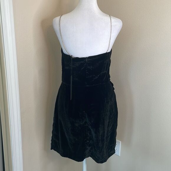 House of Harlow 1960 black velvet mini dress nwt - Picture 6 of 9